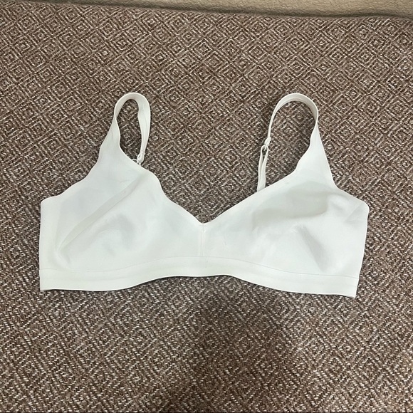 Haven Well Within Bralette Bra Unlined Wire Free Womens White Sz M Minimalist - Picture 3 of 6
